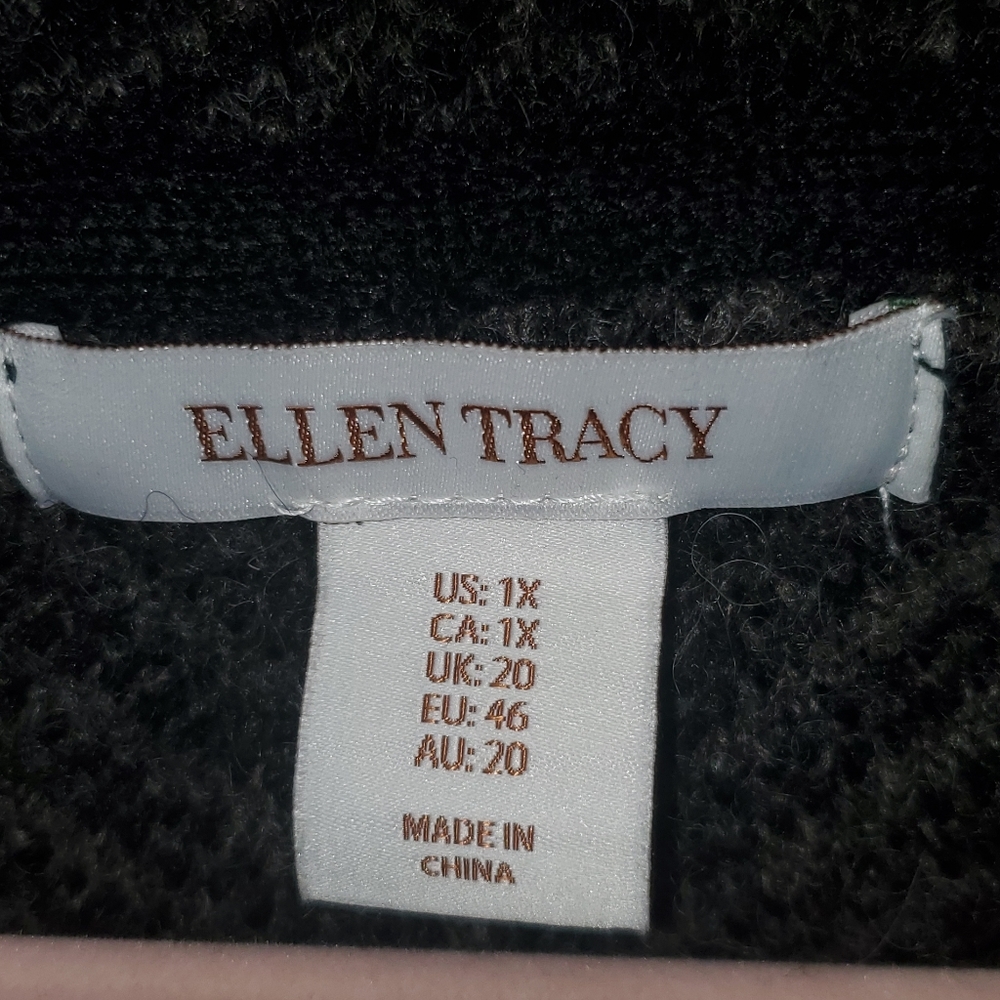 Ellen Tracy Wool Coat Size 1x - Picture 2 of 4
